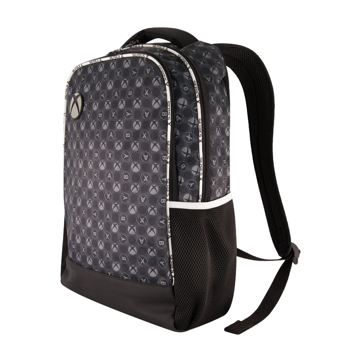 Xbox Black Geometric Backpack for Gaming & Travel - Durable Laptop Bag for School, Work & Outdoor Adventures