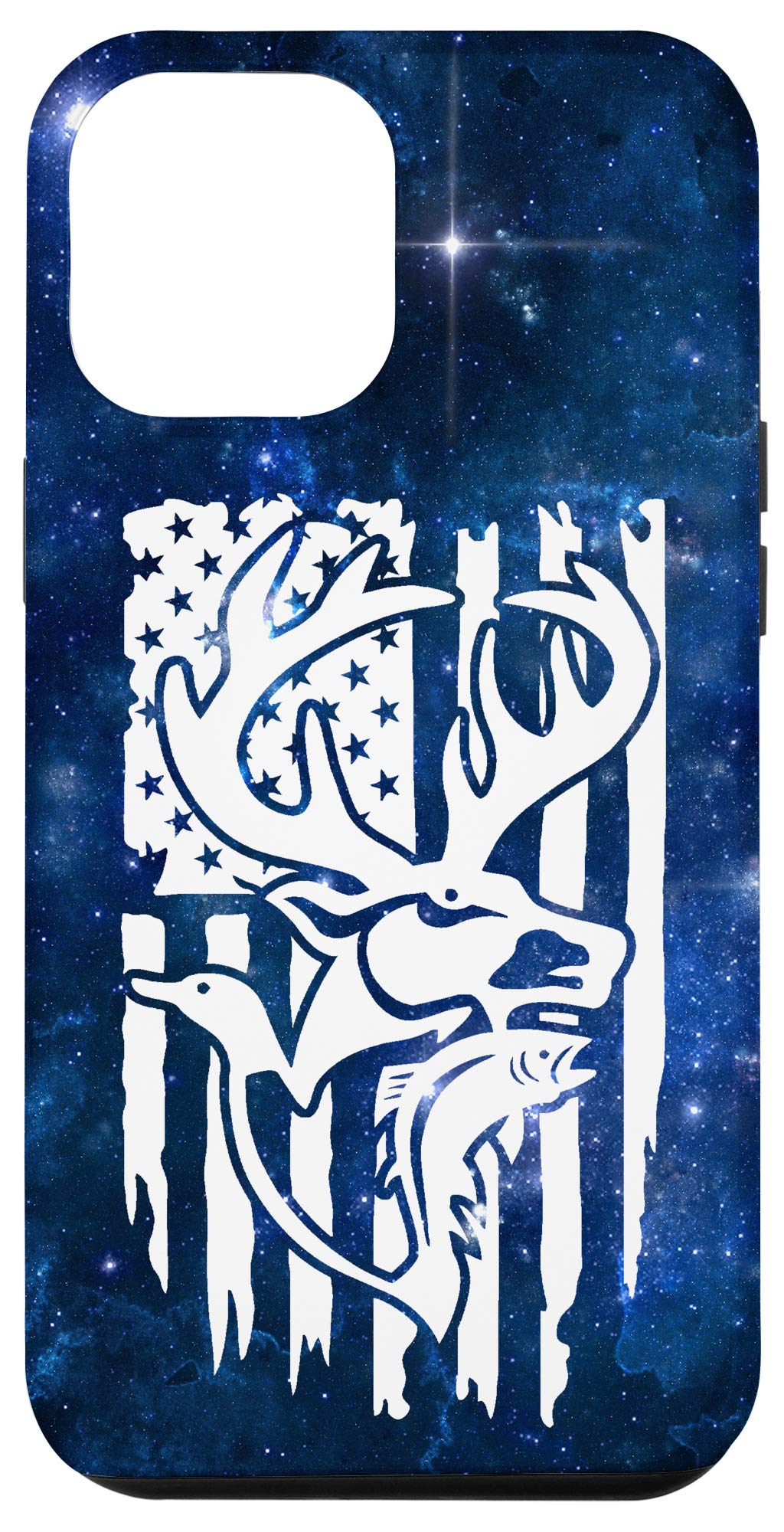 iPhone 12 Pro Max Case - Space Galaxy Camouflage Design | Shockproof Protective Cover for Hunting, Fishing & Outdoor Activities | Perfect for Duck & Deer Hunting Enthusiasts