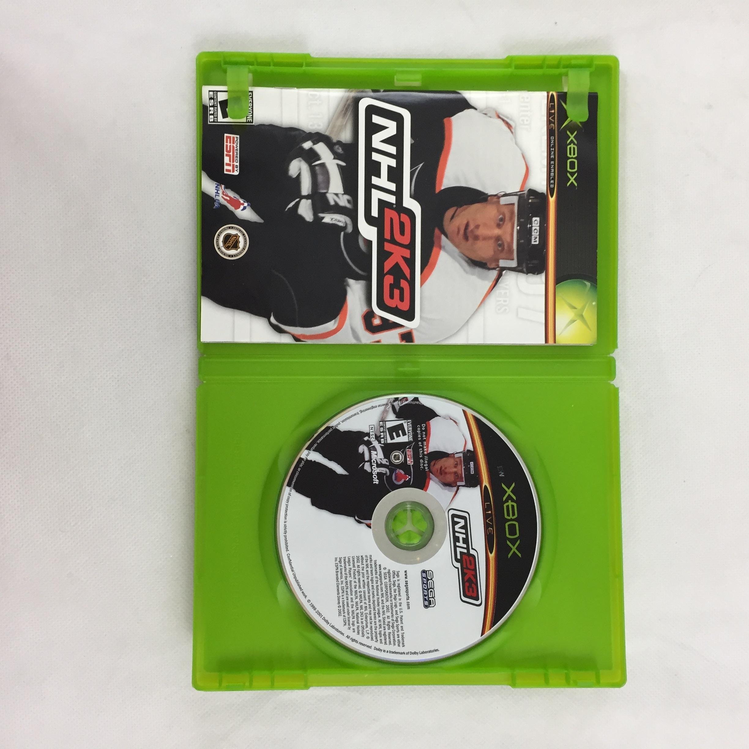 Sega Sports NHL 2K3 for Xbox - Authentic Hockey Video Game with Real NHL Teams & Players - Perfect for Gaming Nights & Sports Fans