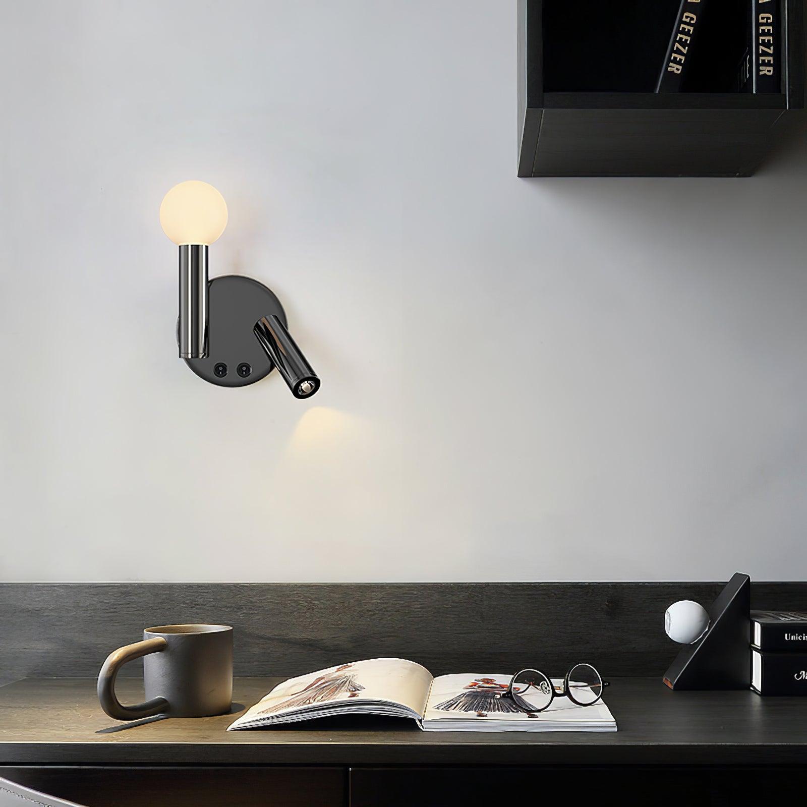 Fedde Modern Wall Lamp - Sleek LED Sconce Light Fixture for Bedroom, Living Room & Hallway - Energy-Efficient Indoor Lighting Solution
