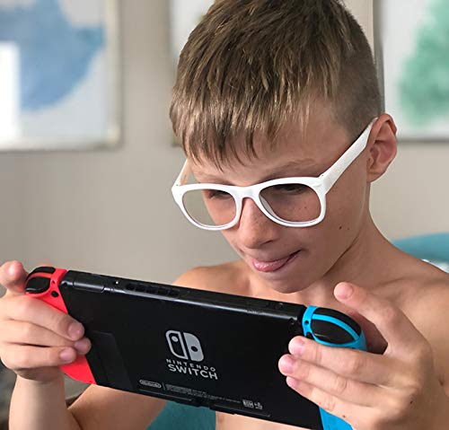 Unbreakable Blue Light Blocking Glasses for Kids (Age 4-12) - Screen Time Protection