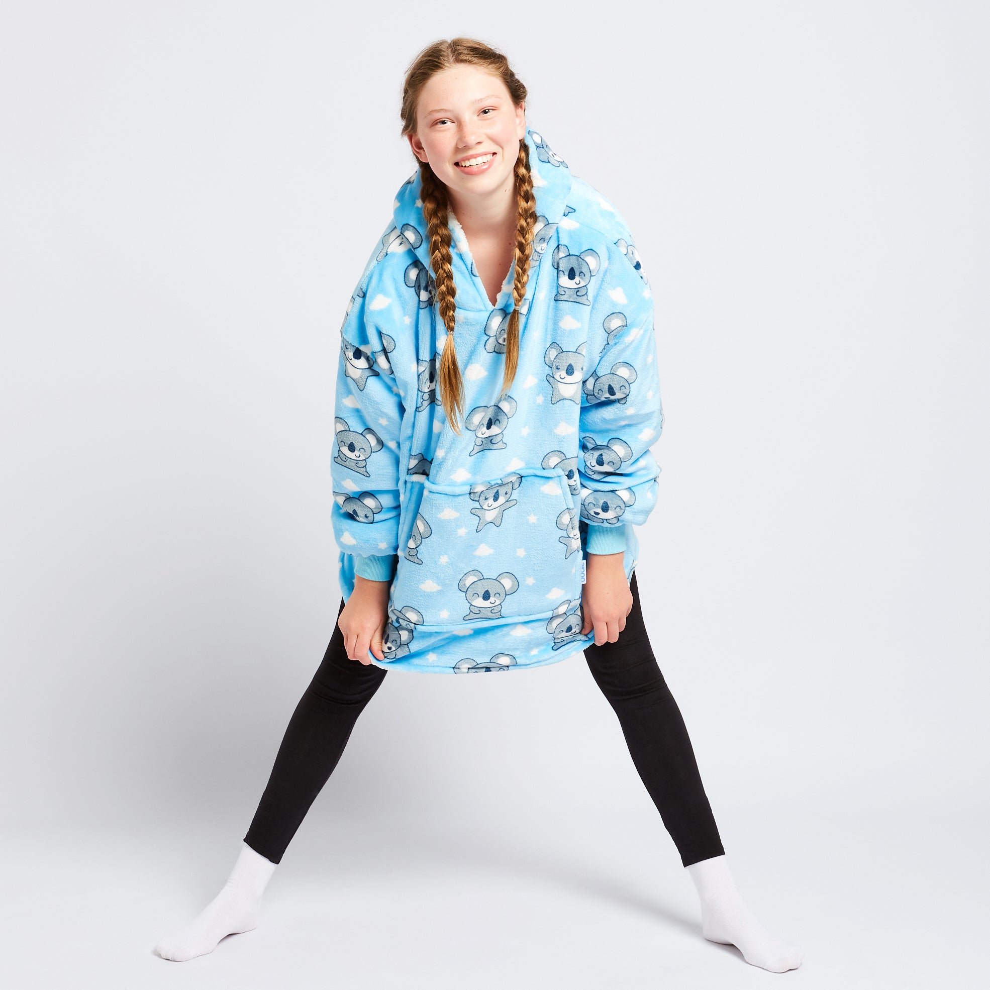 Koala Kids Oodie - Soft & Cozy Hooded Blanket for Boys & Girls - Perfect for Lounging, Sleepovers & Winter Comfort