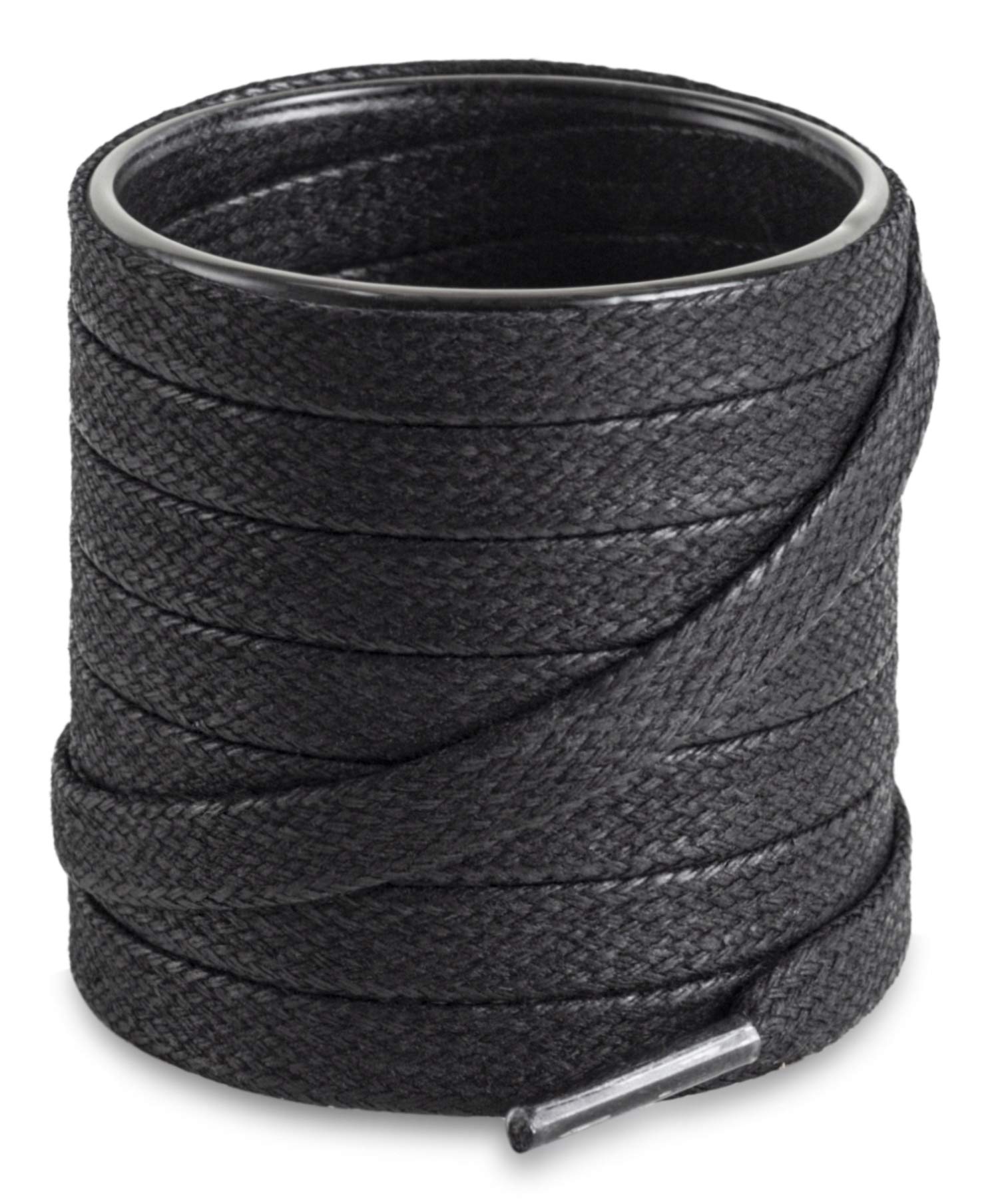 Premium Flat Waxed Cotton Shoe Laces for Boots & Dress Shoes - Durable & Stylish Shoestrings for Men & Women - Perfect for Work, Formal Events & Everyday Wear