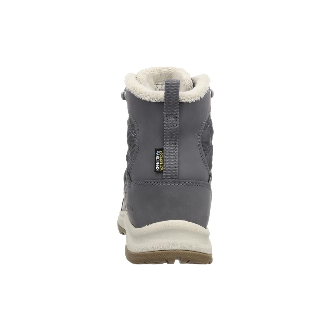 Women's Terradora II Wintry Waterproof Hiking Boots - Magnet/Steel Color (Regular Width) - Warm Winter Snow Boots for Outdoor Adventures & Daily Commute