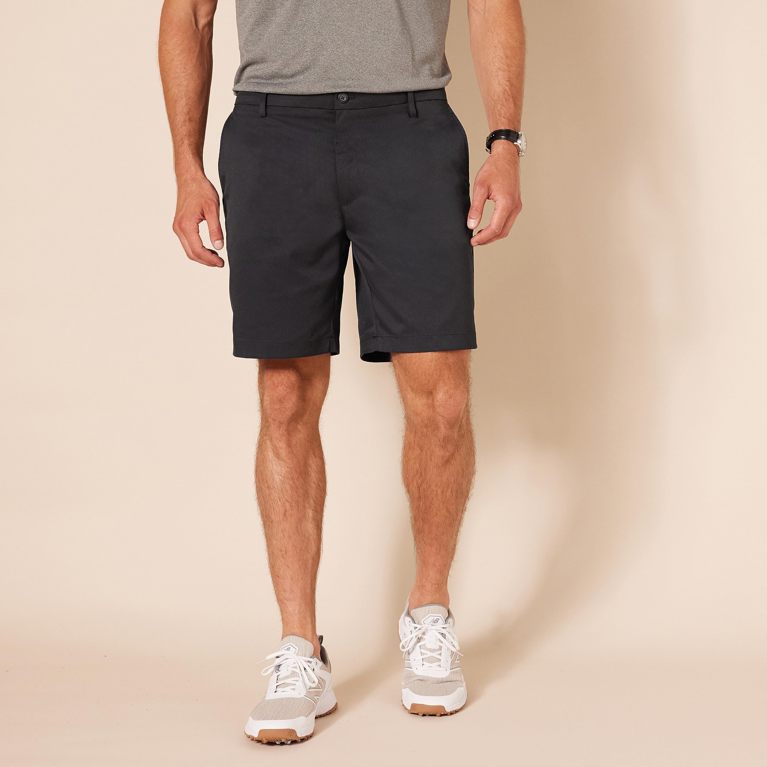 Amazon Essentials Men's Slim-Fit Stretch Golf Shorts - Comfortable & Breathable for Golf, Casual Wear & Outdoor Activities