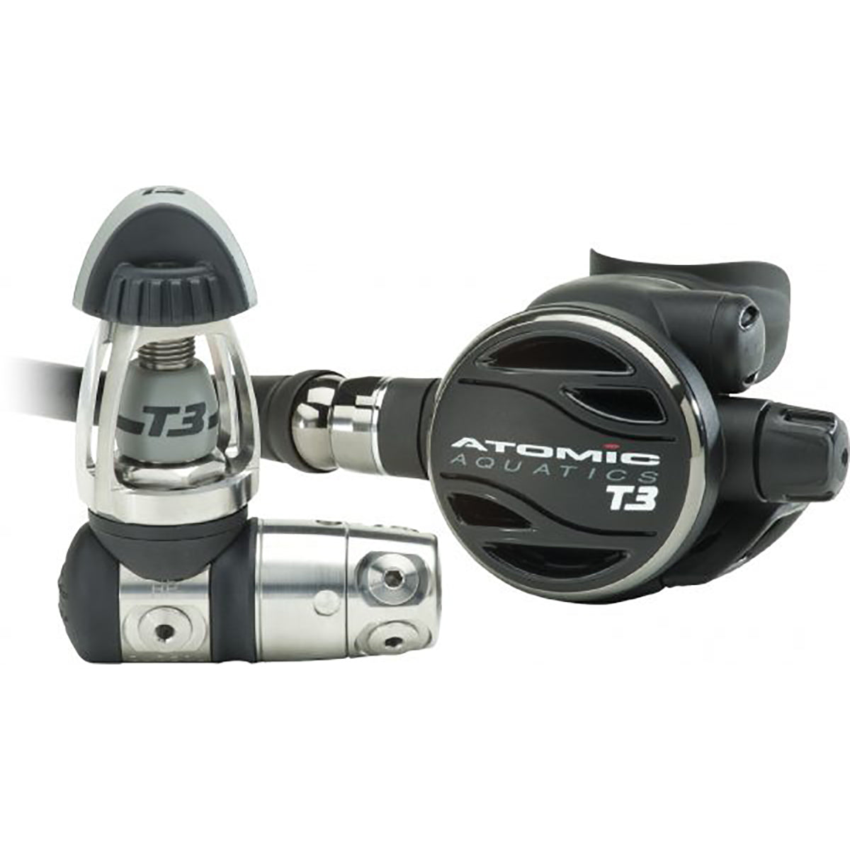 Atomic Aquatics T3 Titanium Sealed Scuba Diving Regulator - Professional Grade Dive Equipment for Deep Sea Exploration & Underwater Adventures