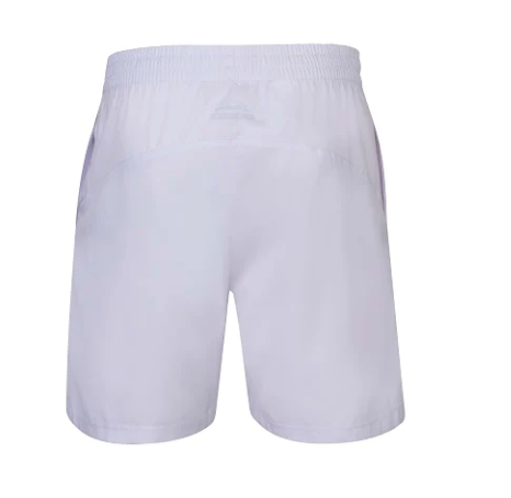 Babolat Men's Tennis Shorts - White | Breathable & Comfortable Athletic Wear for Training & Match Play