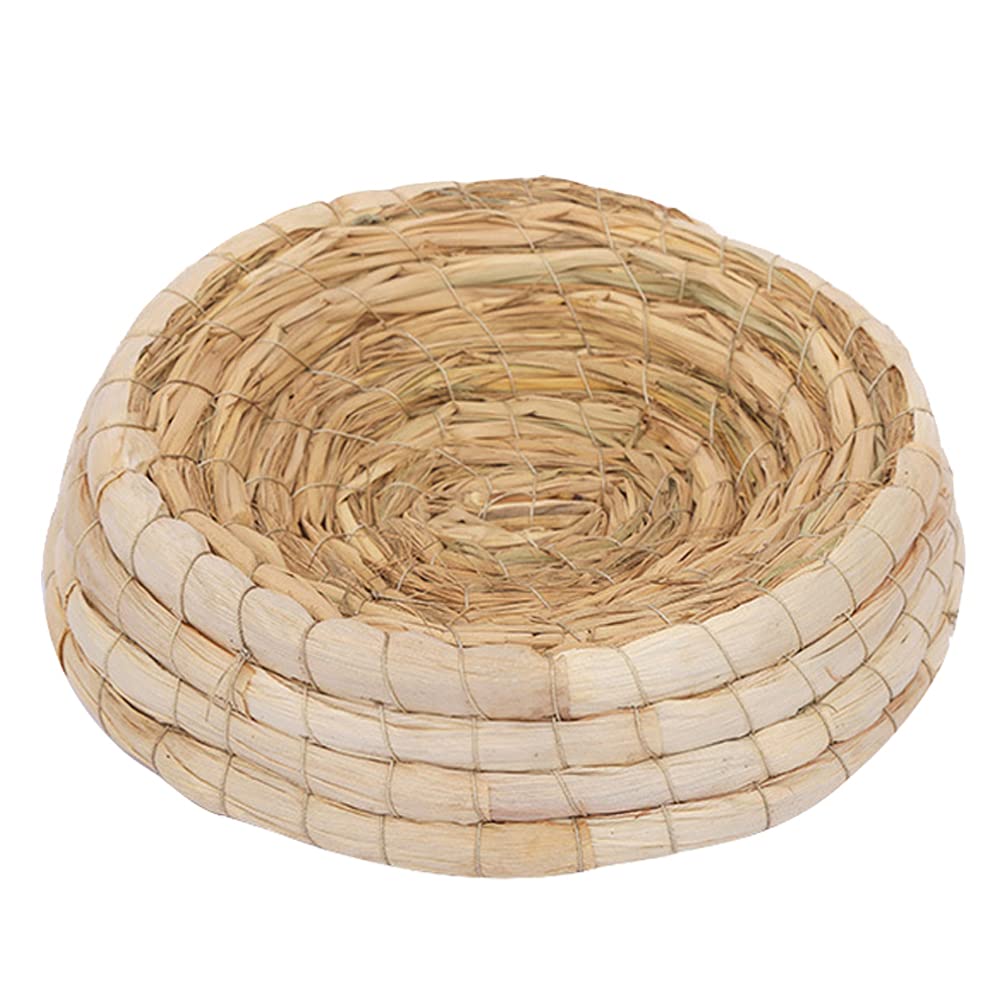 Balacoo Pet Bed - Woven Nest for Birds, Guinea Pigs & Bunnies - Grass House for Small Animals