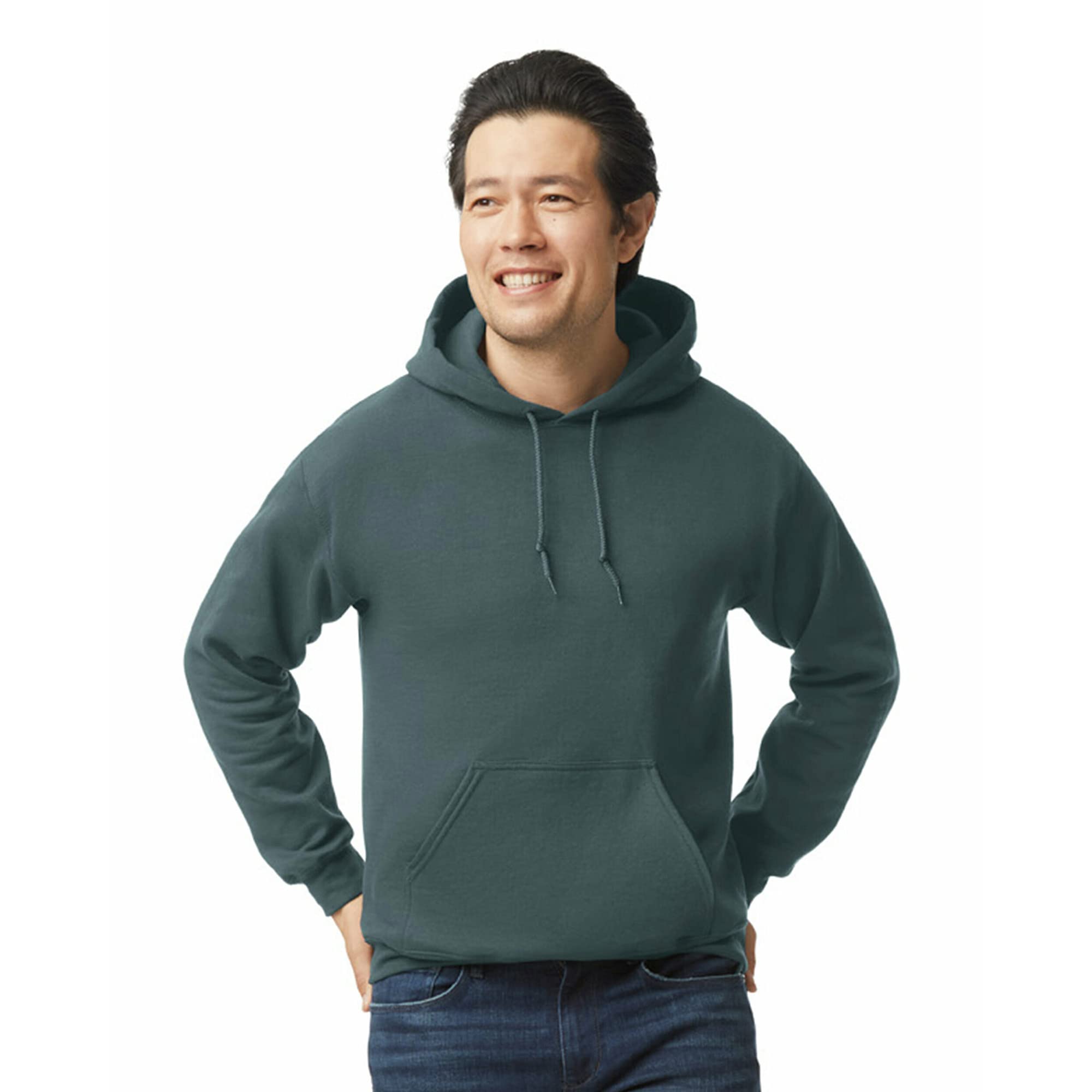 Gildan Unisex Adult Fleece Hoodie Sweatshirt - Soft Warm Pullover Hooded Sweatshirt for Men & Women, Style G18500 (Multipack) - Perfect for Casual Wear, Gym, Outdoor Activities & Cold Weather Layering