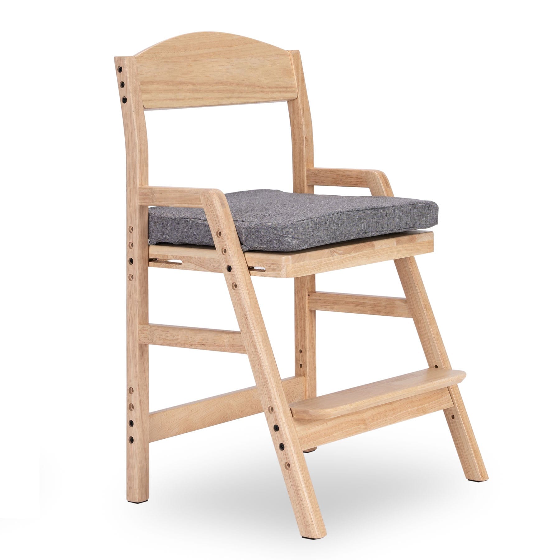 Premium NALA Solid Wood Adjustable Study Chair - Ergonomic Home Office Desk Chair for Students & Professionals - Perfect for Reading, Writing & Computer Work