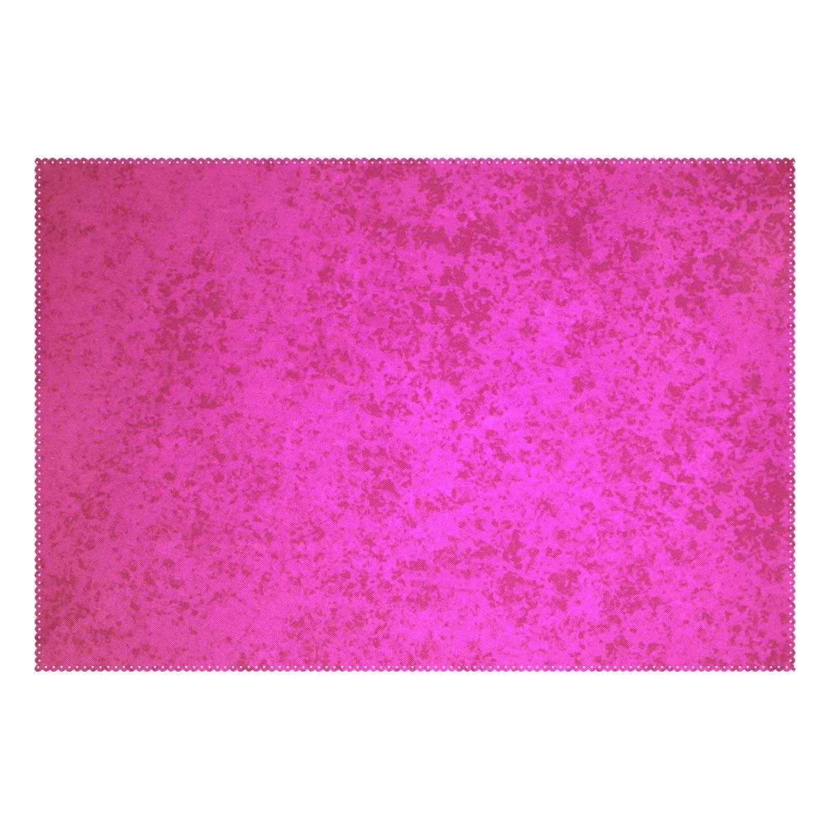 WOOR Hot Pink Heat-Resistant Placemats for Dining Table - Washable Kitchen Table Decor Set of 1 - Perfect for Everyday Meals, Dinner Parties & Home Decor