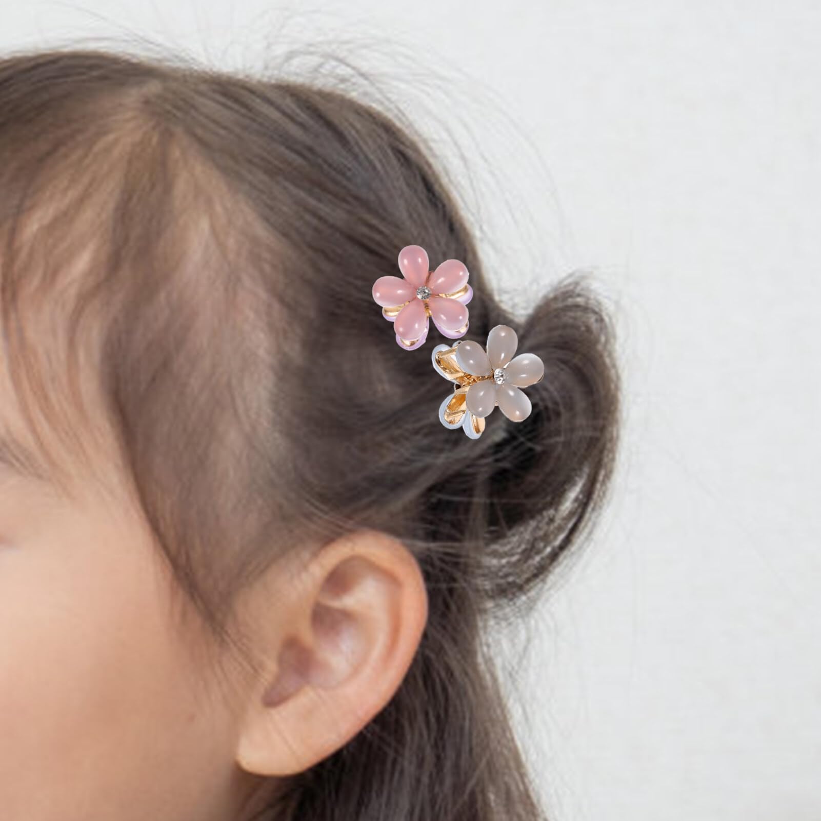 20pcs Flower Hair Clips for Little Girls - Small Hairpins & Mini Hair Accessories for Kids - Perfect for School, Parties & Daily Styling