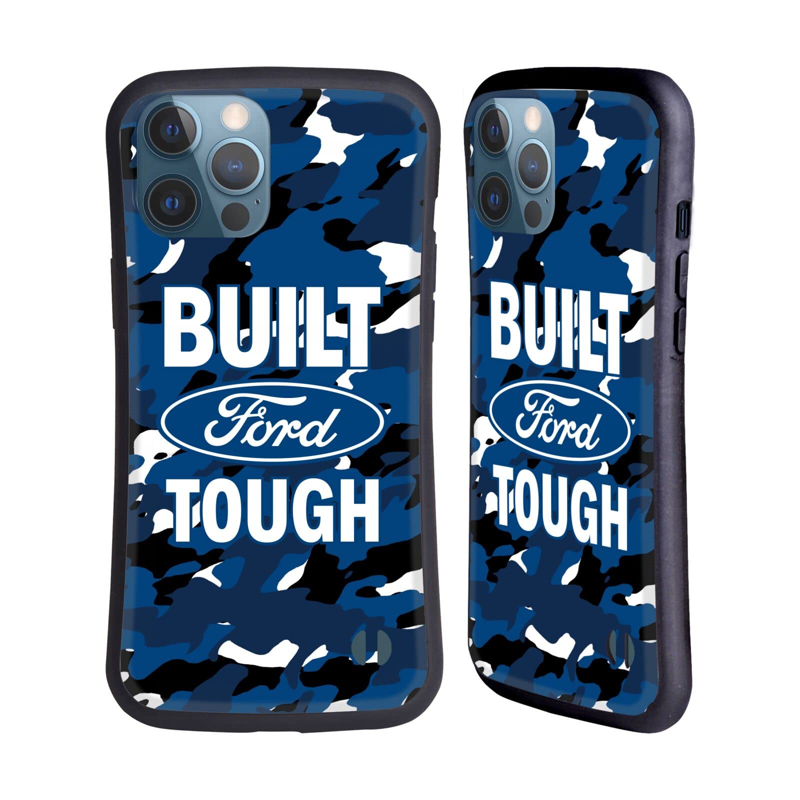 Officially Licensed Ford F-150 Raptor Hybrid Tough Marble Phone Case for iPhone 13 Pro Max - Durable Protective Cover for Work, Outdoor & Daily Use