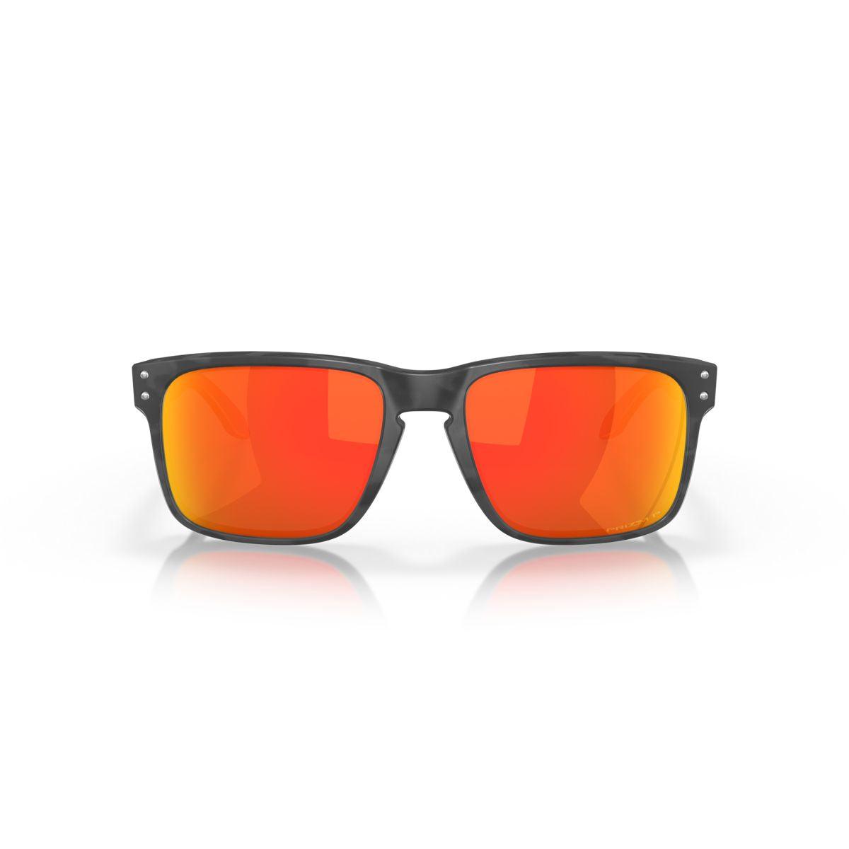 Oakley Holbrook Sunglasses - Matte Black Camo Frame with Prizm Ruby Polarized Lenses (Low Bridge Fit) | Model 0OO9244 924456 | Perfect for Driving, Outdoor Sports & Everyday Wear