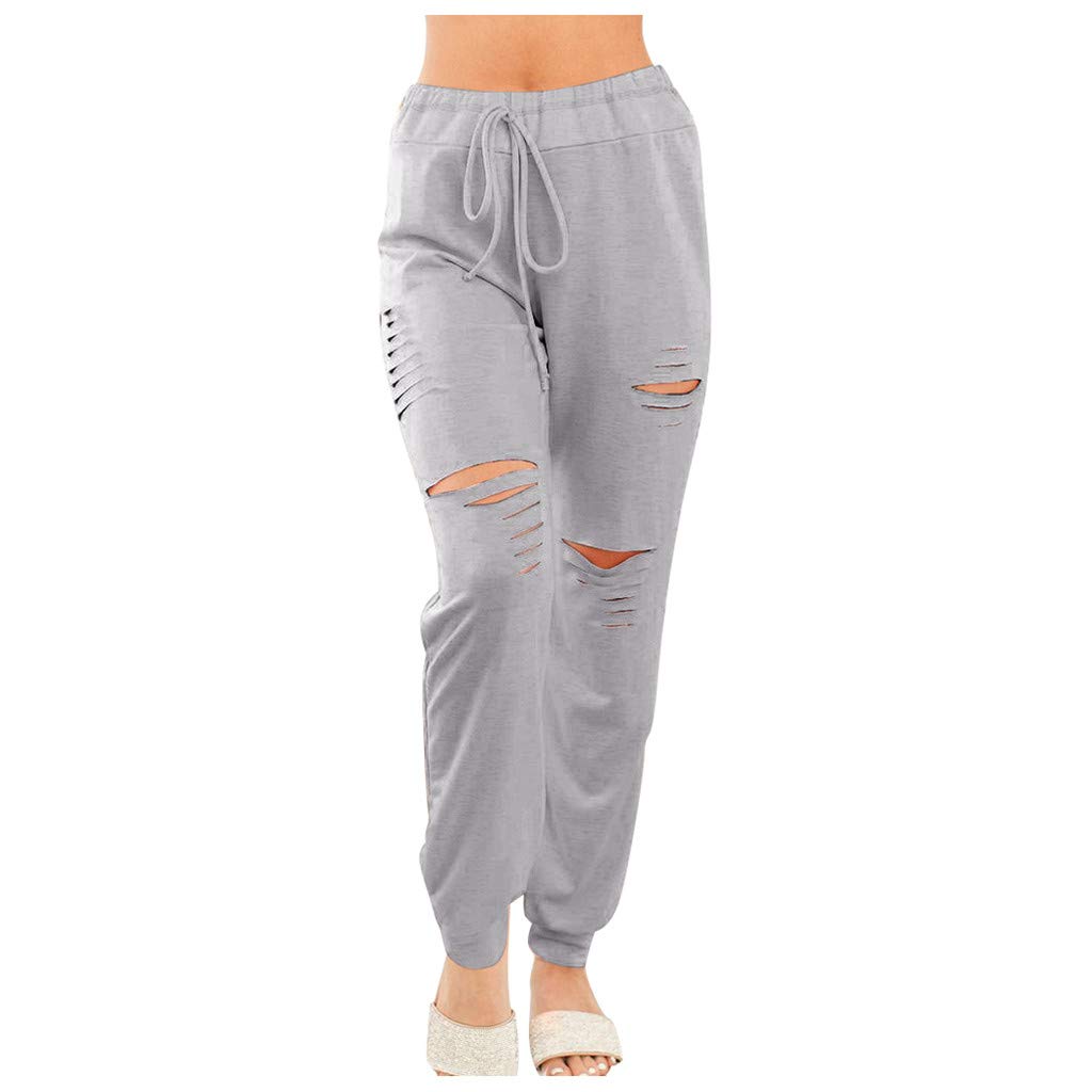 Hessimy Women's High Waisted Joggers - Loose Fit Workout Sweatpants with Pockets for Yoga, Running, Gym & Lounge Wear - Comfortable Casual Sportswear Pants