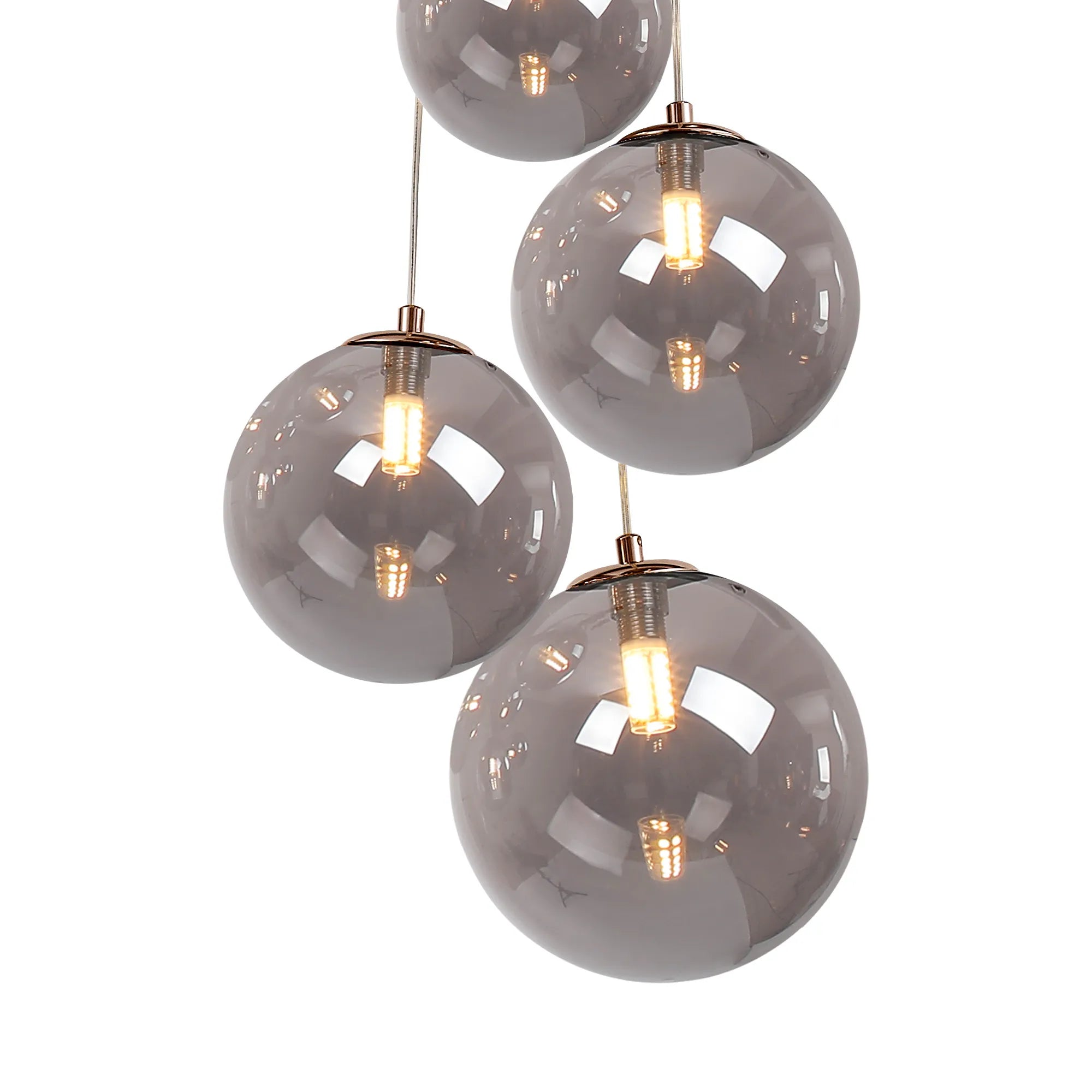 Modern Austin 5-Light Cluster Pendant with G9 Base - Elegant Ceiling Lighting for Dining Room, Kitchen Island, or Entryway