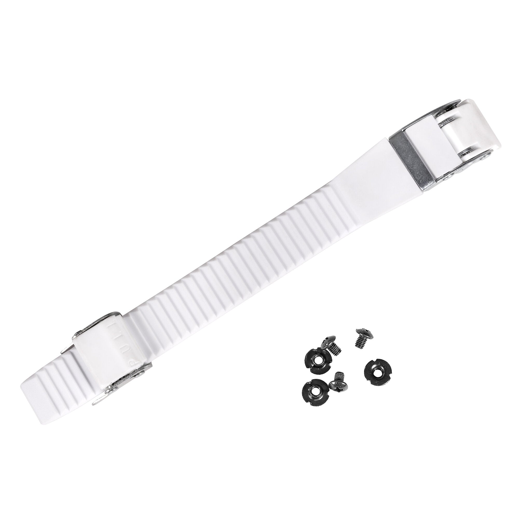 Powerslide Classic Buckle Set Complete White Left/Right 22cm - Perfect for Skateboarding, Roller Skating & Outdoor Sports Accessories