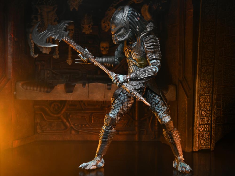 Predator 2 Ultimate Warrior Predator Action Figure - Collectible Movie Character Model for Display & Cosplay