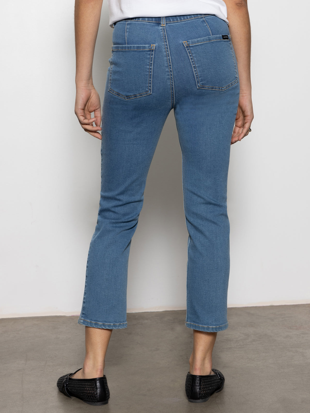 Sculpted Hayden Standard Rise Straight Crop Pants - Best In Show - Perfect for Work, Casual Outings & Travel
