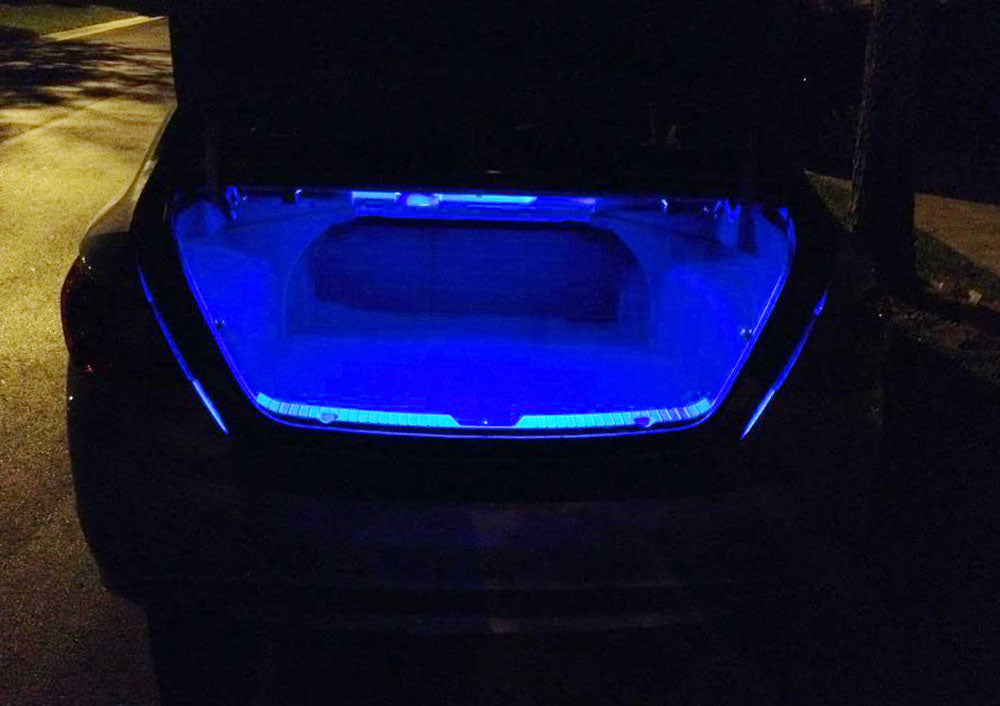 1pc HID Blue 8 SMD Error Free 578 2112 6411 LED Dome Trunk Cargo Light Bulb - Perfect for Car Interior Lighting, Truck Bed, Van Storage Area & DIY Auto Upgrades