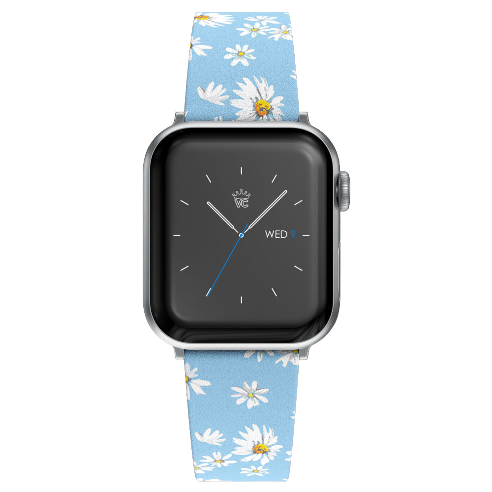 Premium Daisy Apple Watch Band - Floral Design Strap for Apple Watch Series 1-9 - Perfect for Women, Fashion Accessories & Everyday Wear - Ideal for Workouts, Office & Casual Outfits