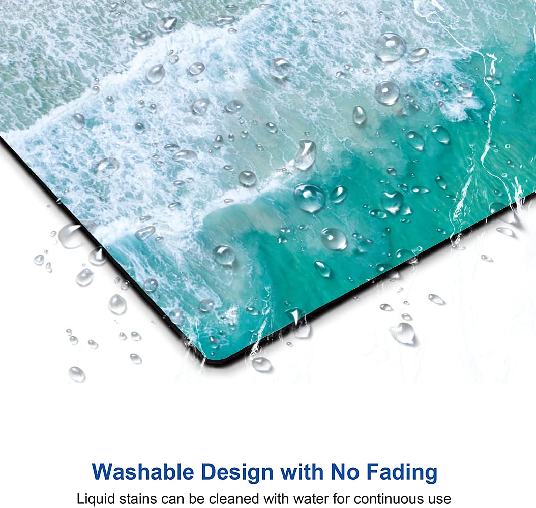 Custom Beach Design Mouse Pad - 9.5