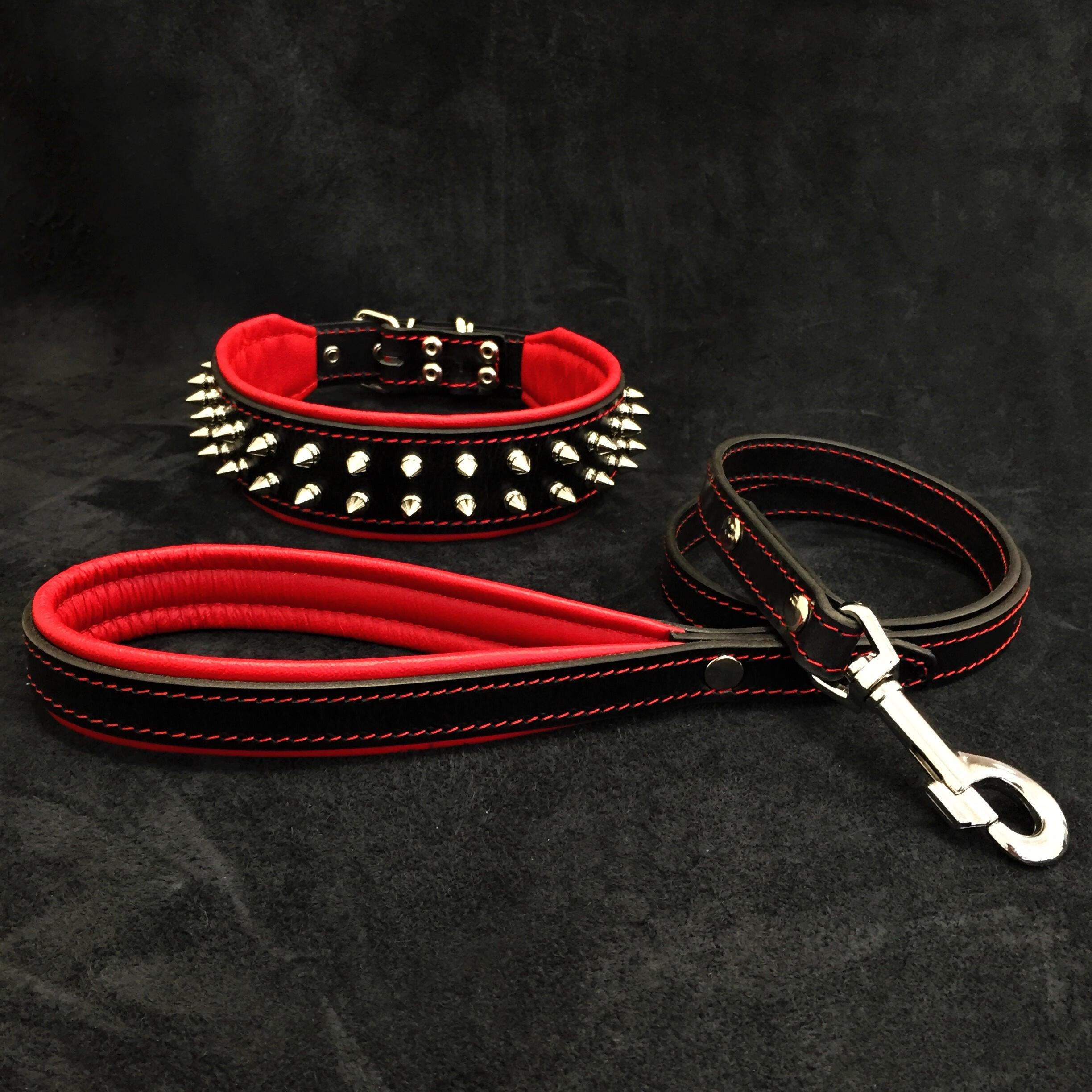 Premium French Bulldog Collar and Leash Set - Durable Red Nylon Pet Accessories for Walking, Training & Outdoor Adventures
