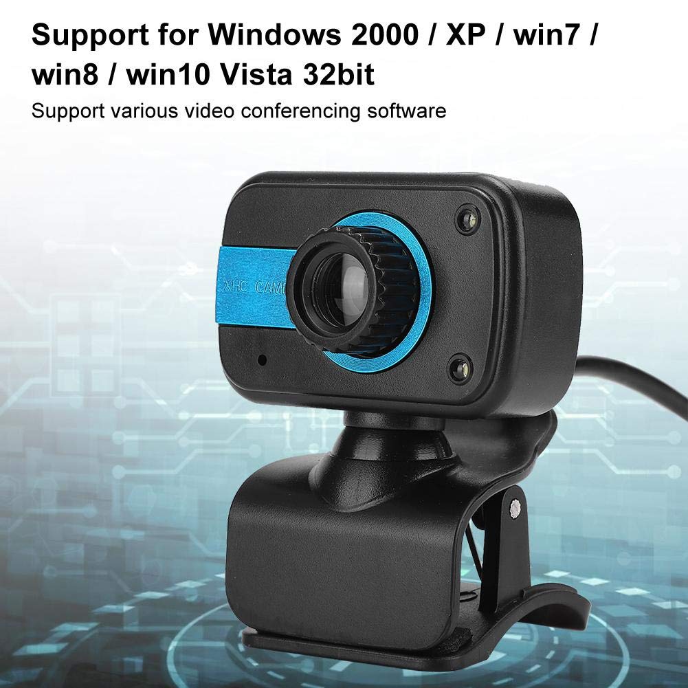Ciciglow HD Webcam with Built-in Microphone - Widescreen Computer Camera for Live Streaming, Video Calls, and Online Meetings - Compatible with Windows 2000 and Above, Ideal for Remote Work, Gaming, and Virtual Events