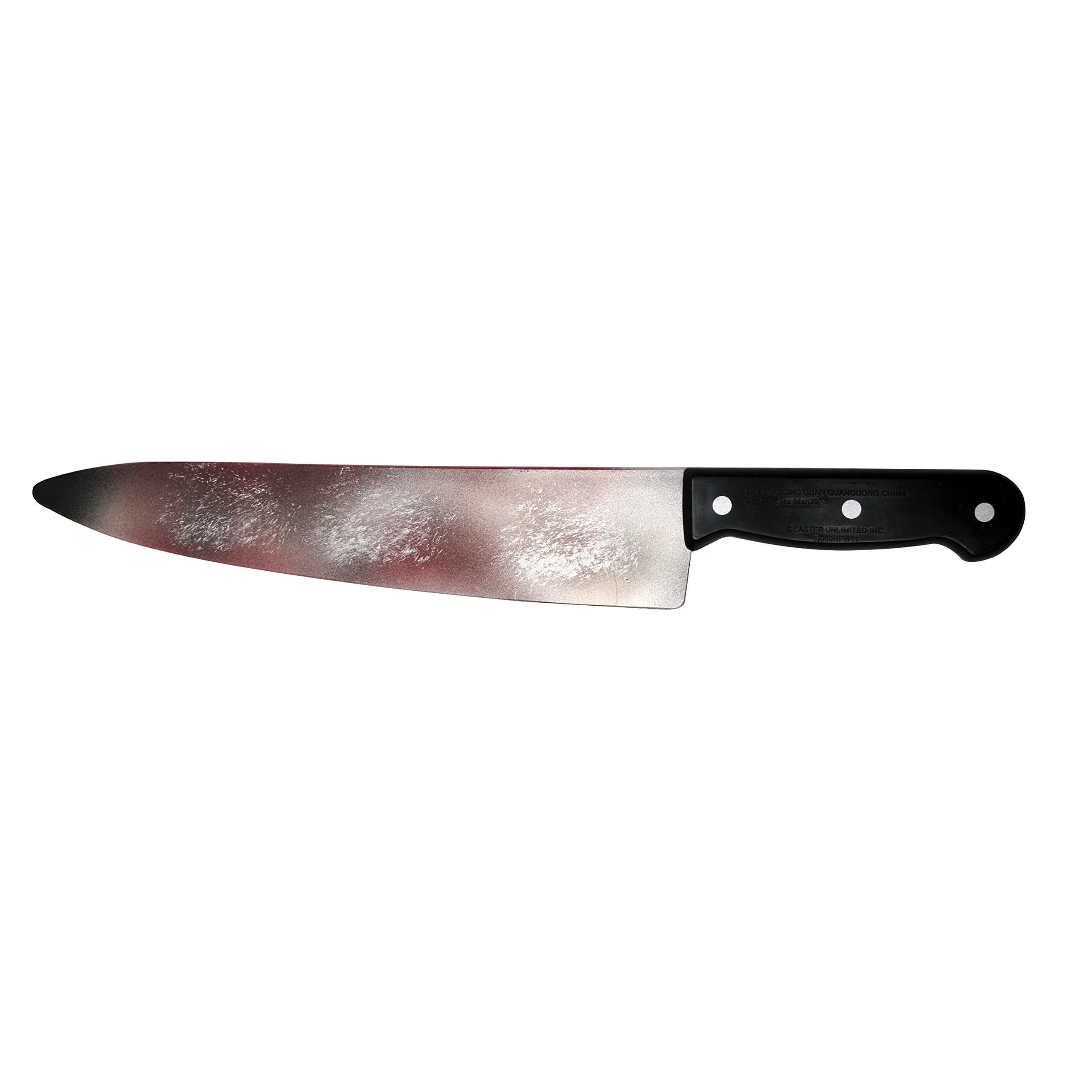 Fun World Ghost Face Butcher Knife - Halloween Costume Prop, Horror Movie Accessory for Cosplay, Scary Party Decorations & Themed Events