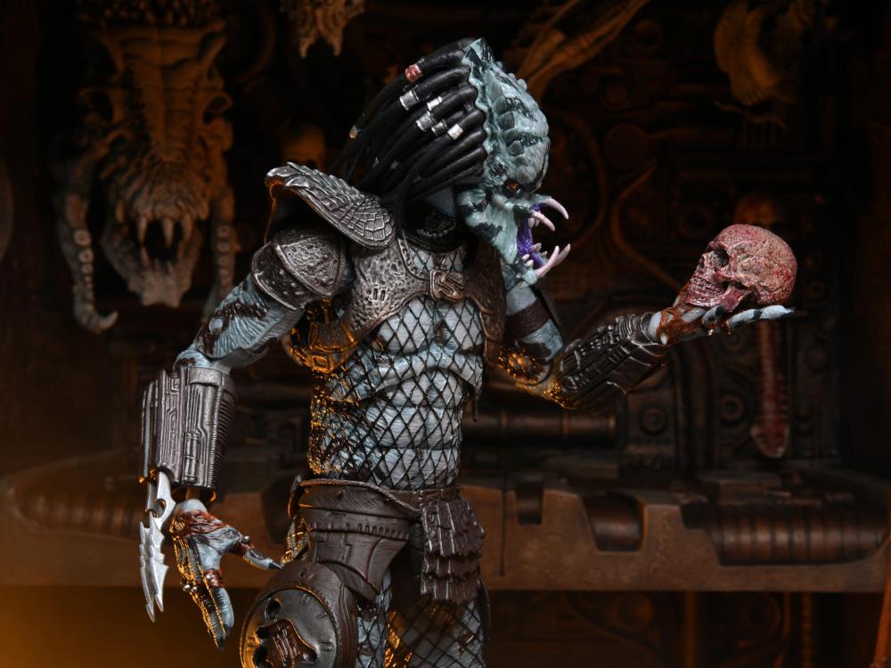 Predator 2 Ultimate Warrior Predator Action Figure - Collectible Movie Character Model for Display & Cosplay