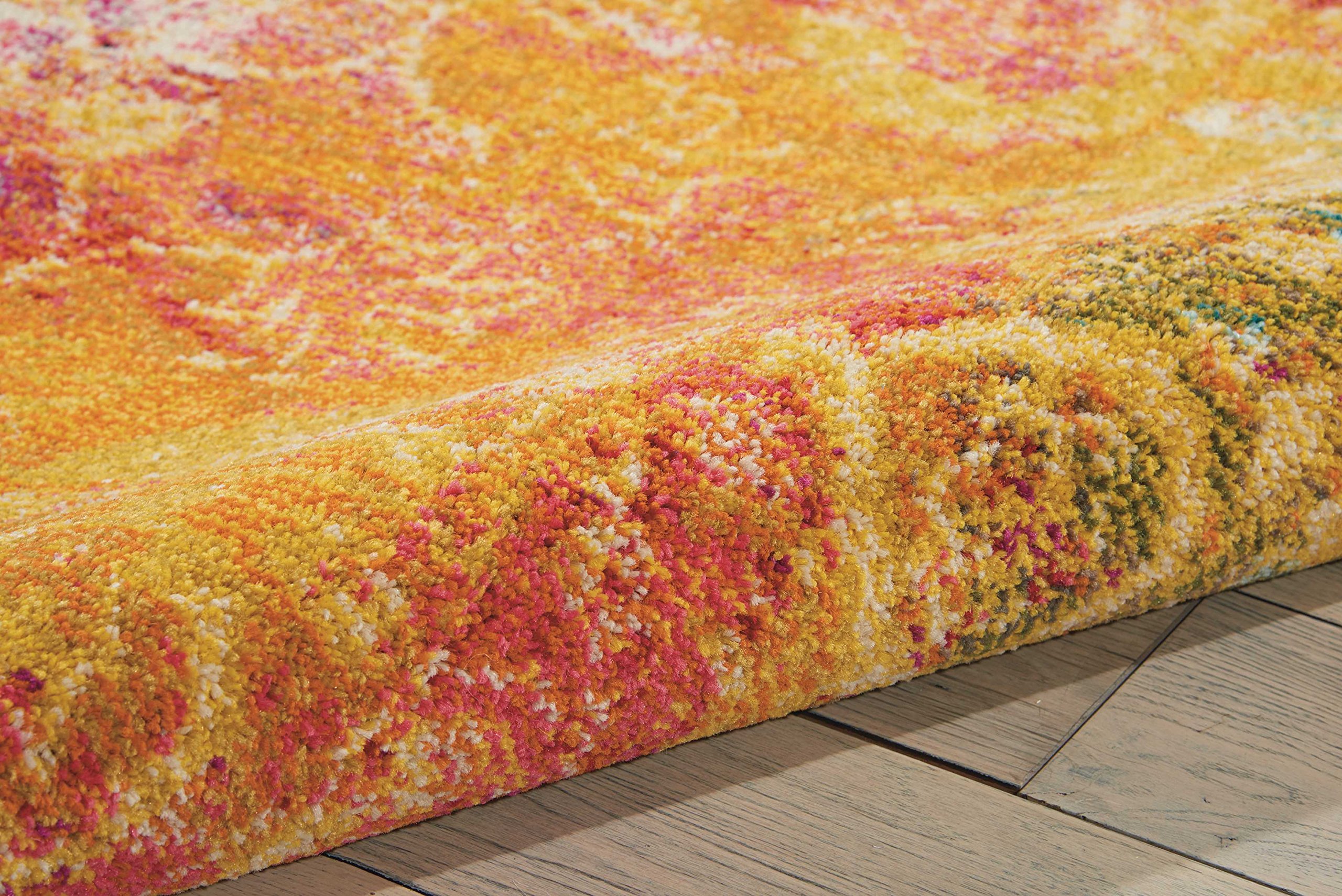 Nourison Celestial Red Seaglass 5'3