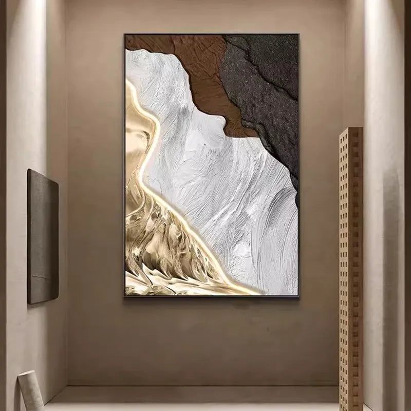 Abstract Art Wall Lamp - Modern LED Lighting for Living Room & Bedroom Decor | Energy-Efficient & Stylish Home Accent