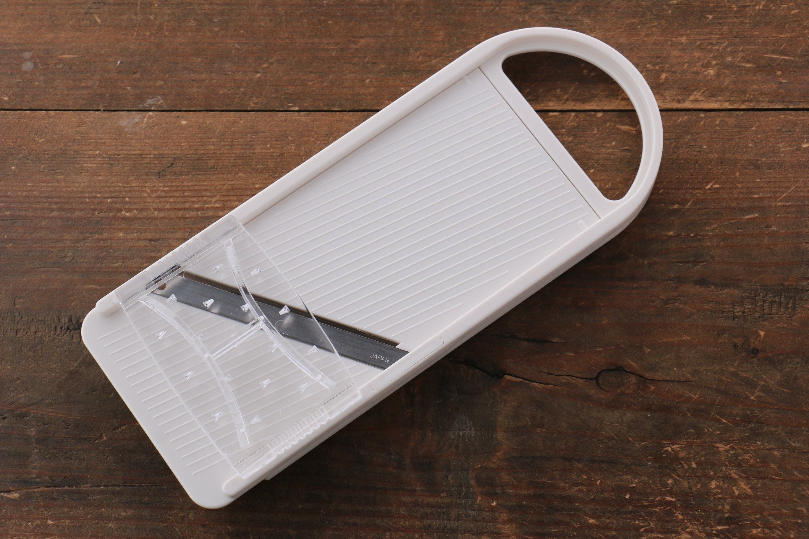 Benriner Japanese Mandoline Slicer - Ultra Sharp Stainless Steel Blade for Perfect Vegetable & Fruit Cuts - Ideal for Salads, Garnishes & Meal Prep
