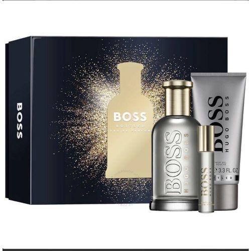 Hugo Boss Bottled 3-Piece Cologne Gift Set for Men - Eau de Toilette Spray, After Shave & Deodorant - Perfect for Birthday, Anniversary & Holiday Gifts