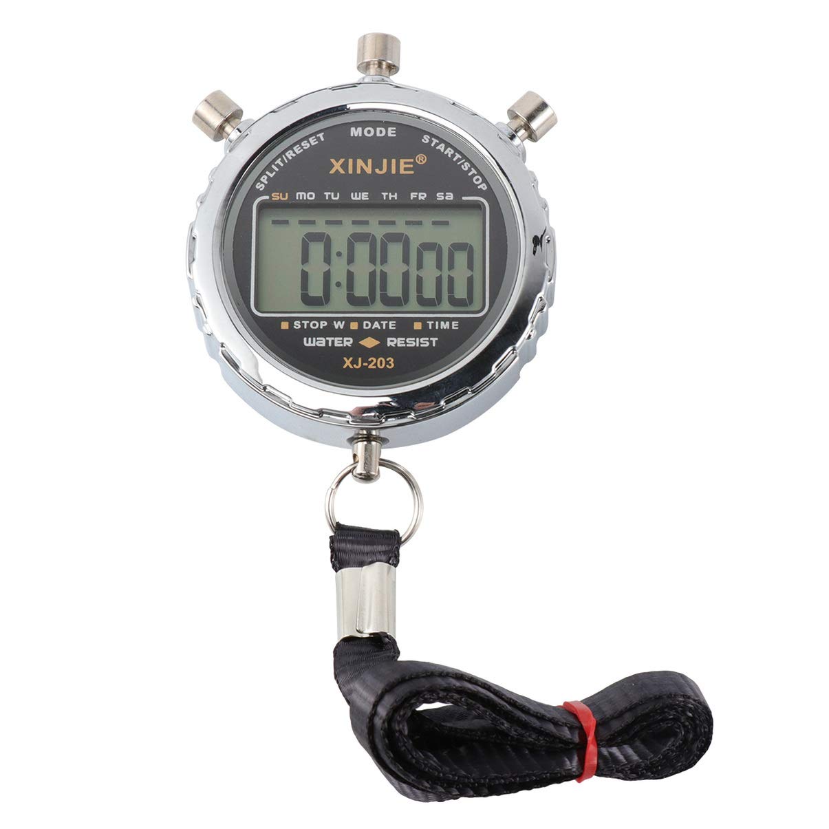 ULTECHNOVO Digital Stopwatch - Extra Large LCD Display, Waterproof Metal Chronograph with Big Buttons for Sports, Running, Swimming & Fitness Training | Handheld Timer for Coaches, Athletes & Timekeeping