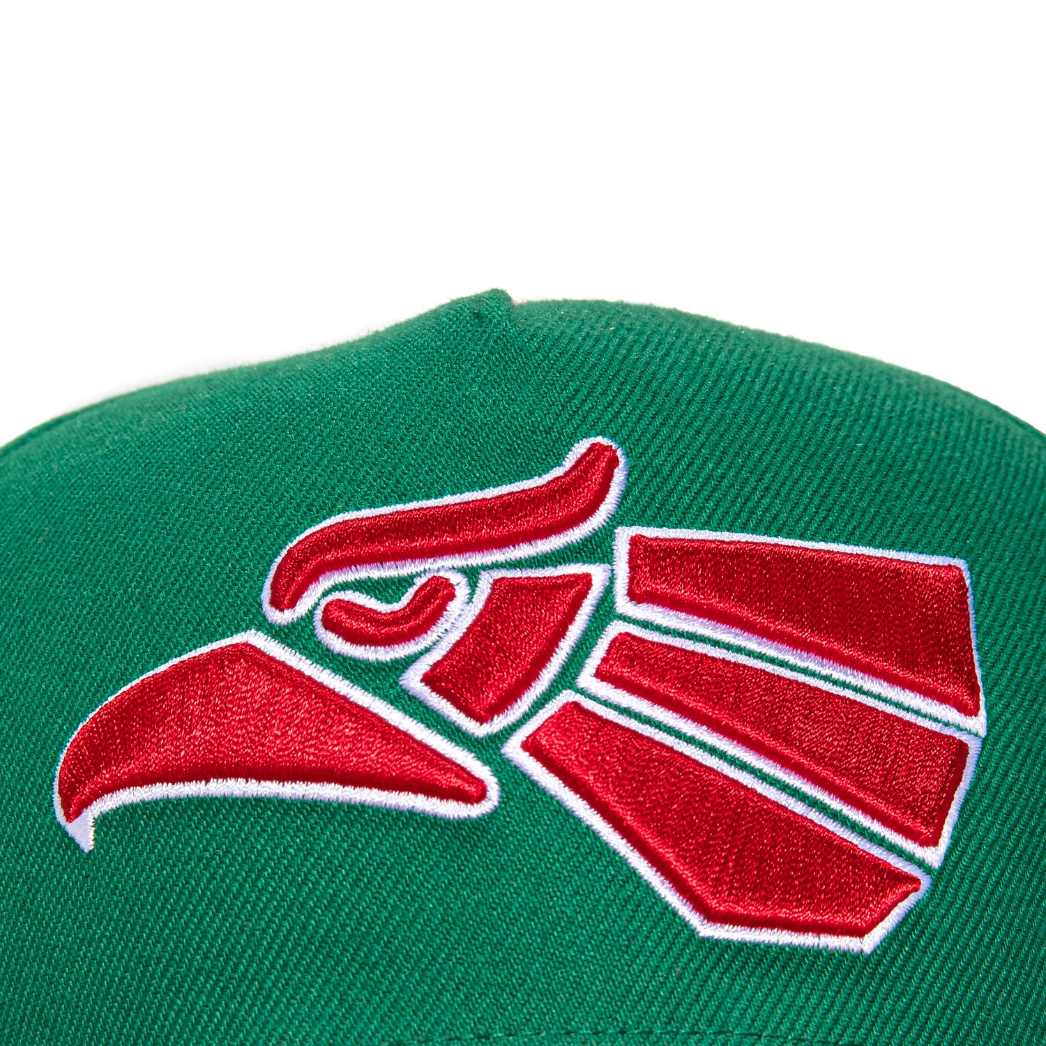 47 Brand Mexico Bird Flag Patch MVP Snapback Hat - Adjustable Baseball Cap for Men & Women - Perfect for Sports, Casual Wear & Patriotic Events (Kelly Green/Red)