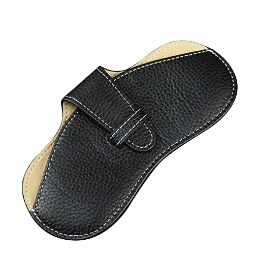 Black-litchi Leather