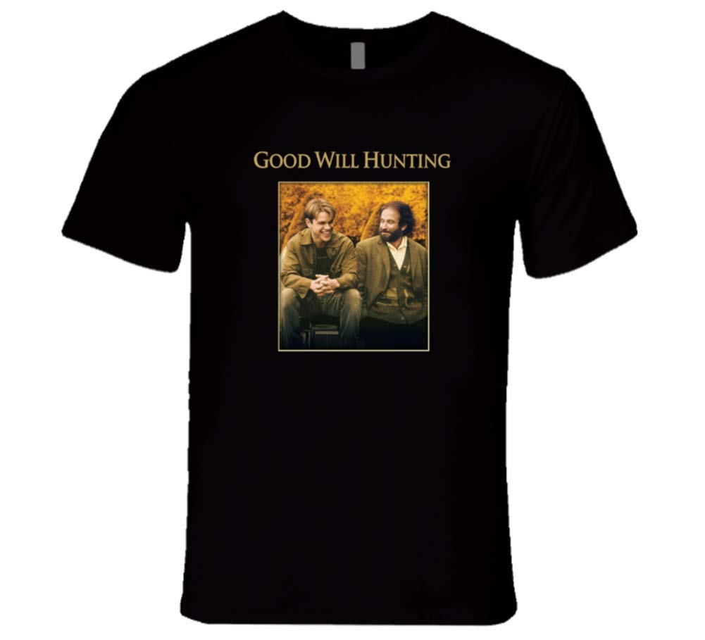 Good Will Hunting Vintage Movie T-Shirt - Matt Damon & Robin Williams Retro Drama Romance Film Tee - Perfect for Fans, Movie Nights & Casual Wear