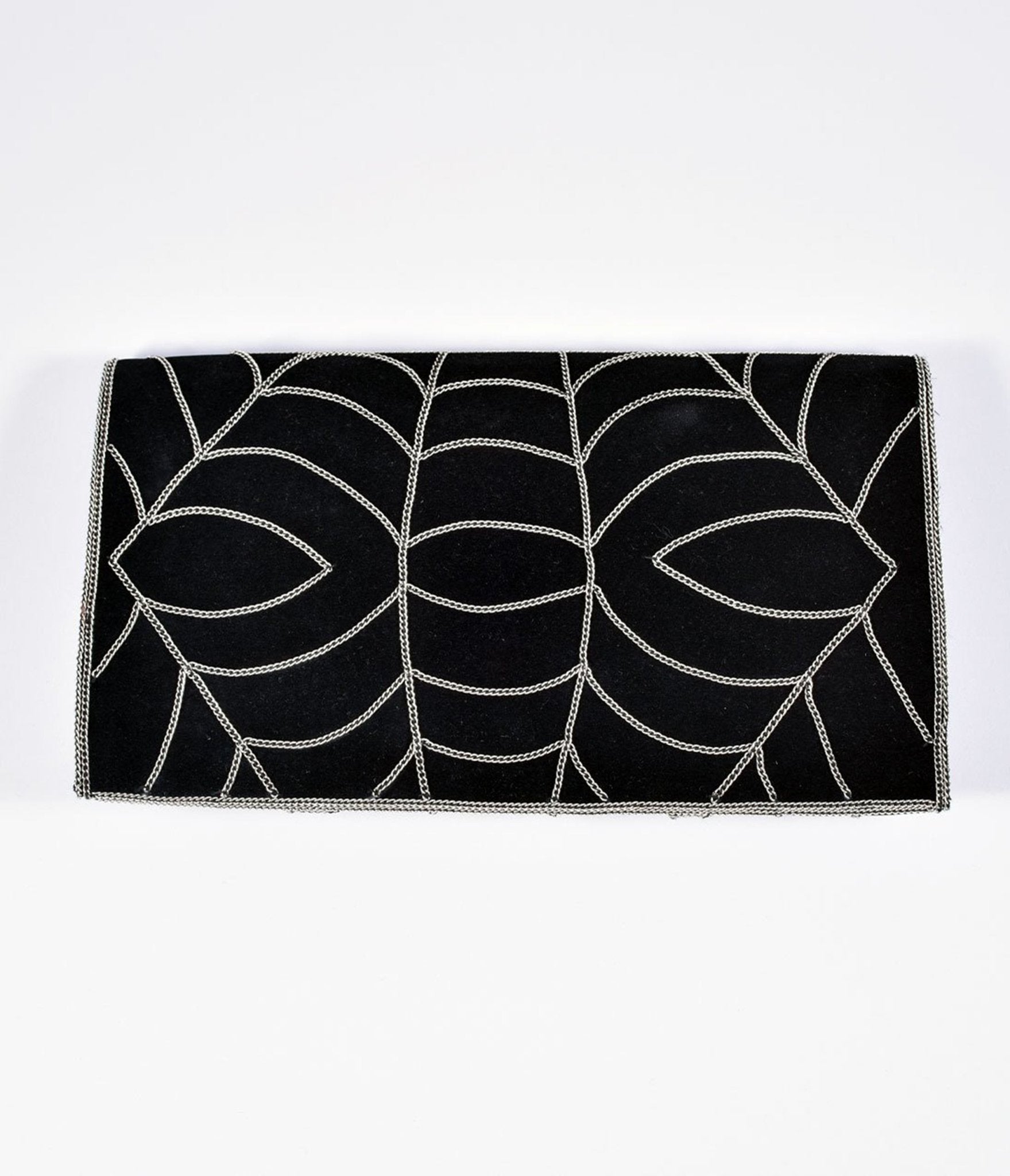 Elegant Spider Web Embroidered Clutch Purse for Women - Gothic Evening Bag for Parties, Weddings & Night Out Accessories