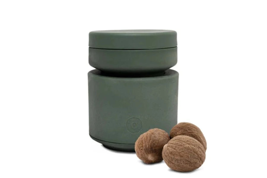 Premium Crush Grind Danish Billund Nutmeg Grinder - Durable Stainless Steel Spice Mill for Fresh Ground Nutmeg, Pepper & Spices - Perfect for Baking, Cooking & Coffee Seasoning
