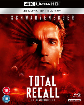 Total Recall 4K Ultra HD + Blu-ray | Remastered Edition | Sci-Fi Action Movie | Perfect for Home Theater & Movie Night Entertainment
