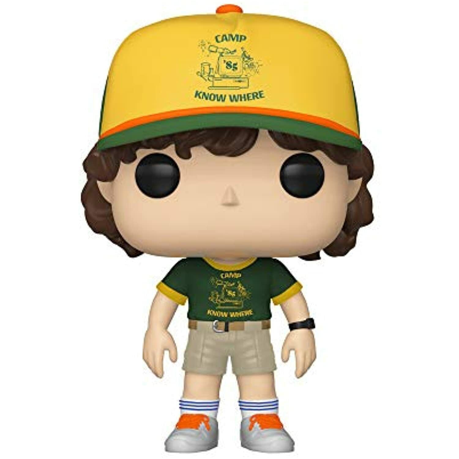 Stranger Things Dustin at Camp T-Shirt - Official Merchandise for Fans - Perfect for Halloween, Cosplay, and TV Show Themed Parties