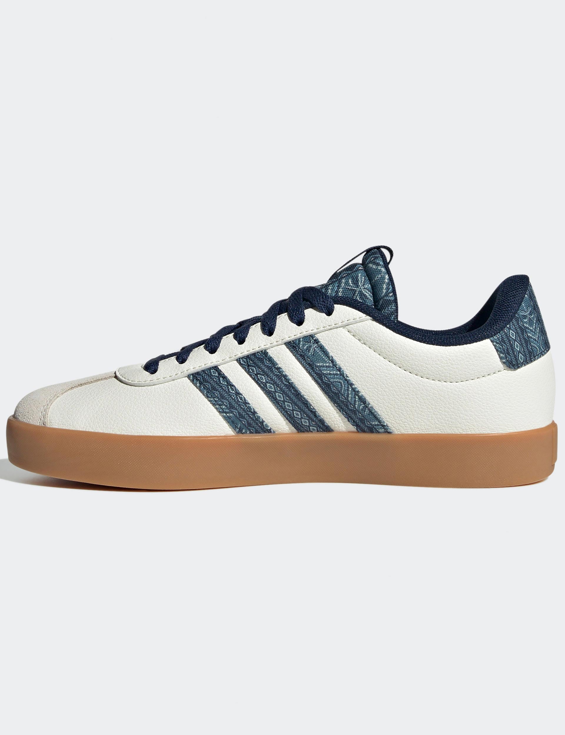 VL Court 3.0 Shoes for Men & Women - Off White/Night Indigo/Gum10 - Premium Comfort Sneakers for Running, Walking & Casual Wear