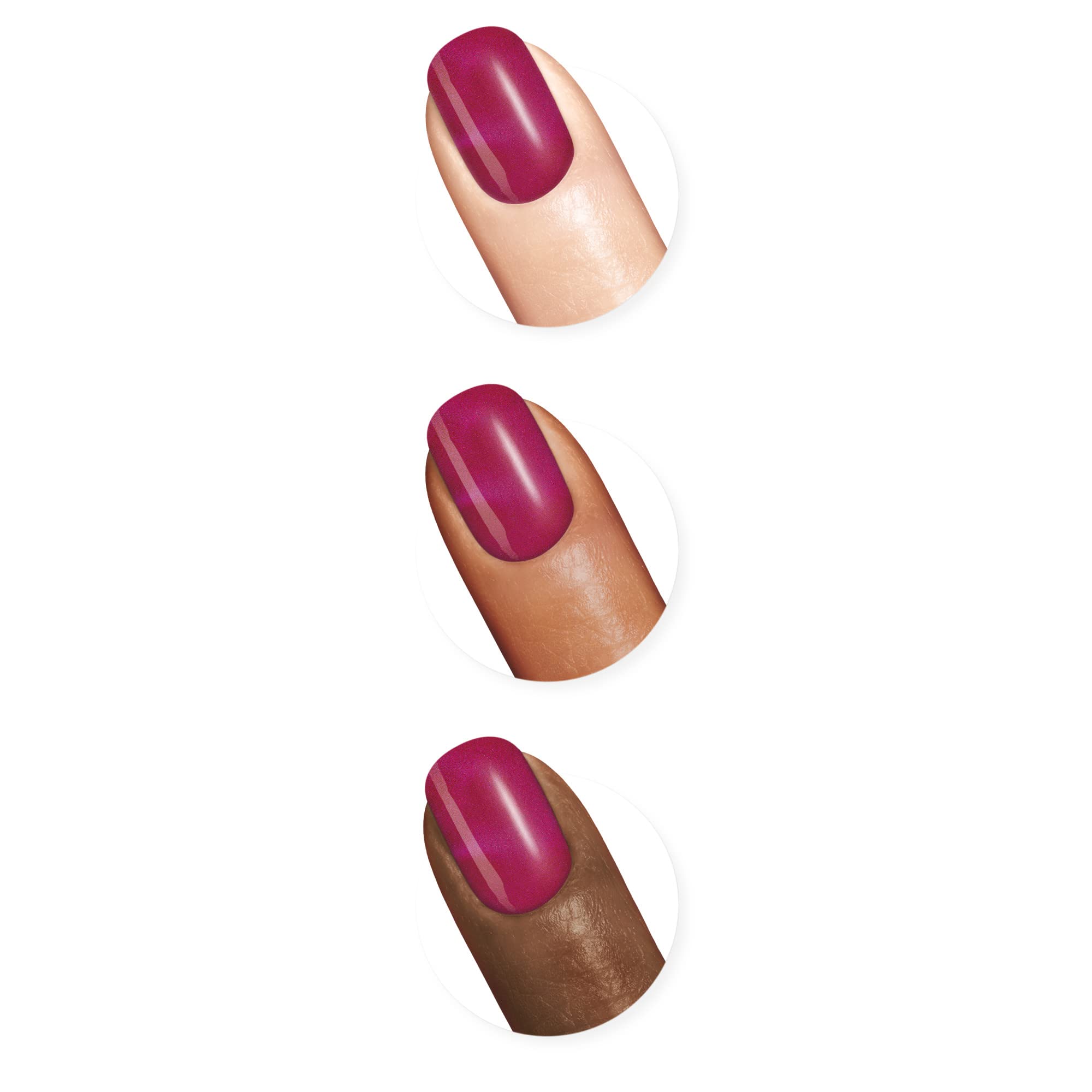 Sally Hansen Miracle Gel™ Nail Polish - Mad Women Red, Long Lasting Gel-Like Formula, No UV Lamp Needed, Chip Resistant, Salon-Quality Finish - Perfect for Parties, Weddings & Everyday Wear
