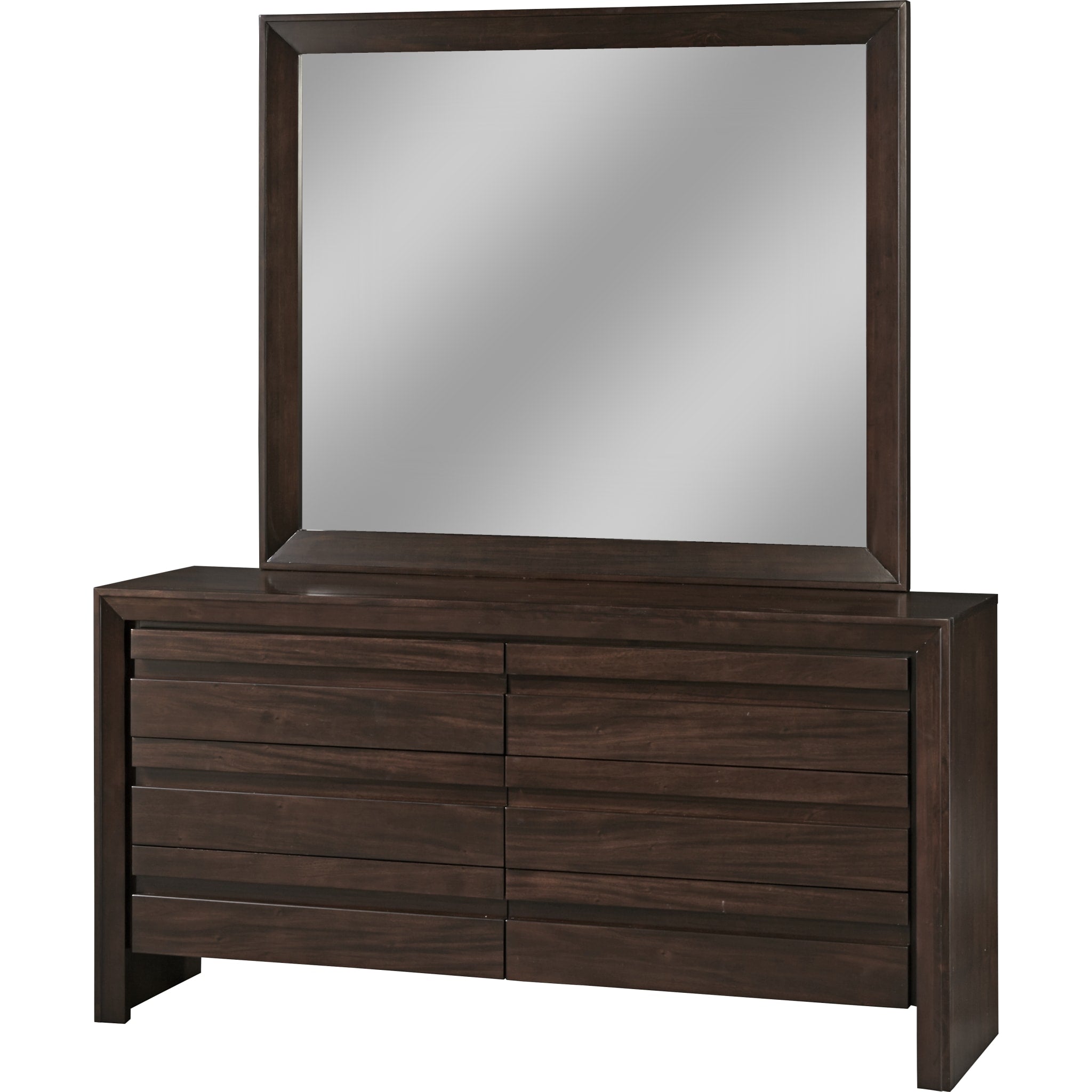 Chocolate Brown Element Dresser - Modern Wooden 5-Drawer Chest for Bedroom & Living Room Storage (2024) | Perfect for Organizing Clothes, Blankets & Home Essentials