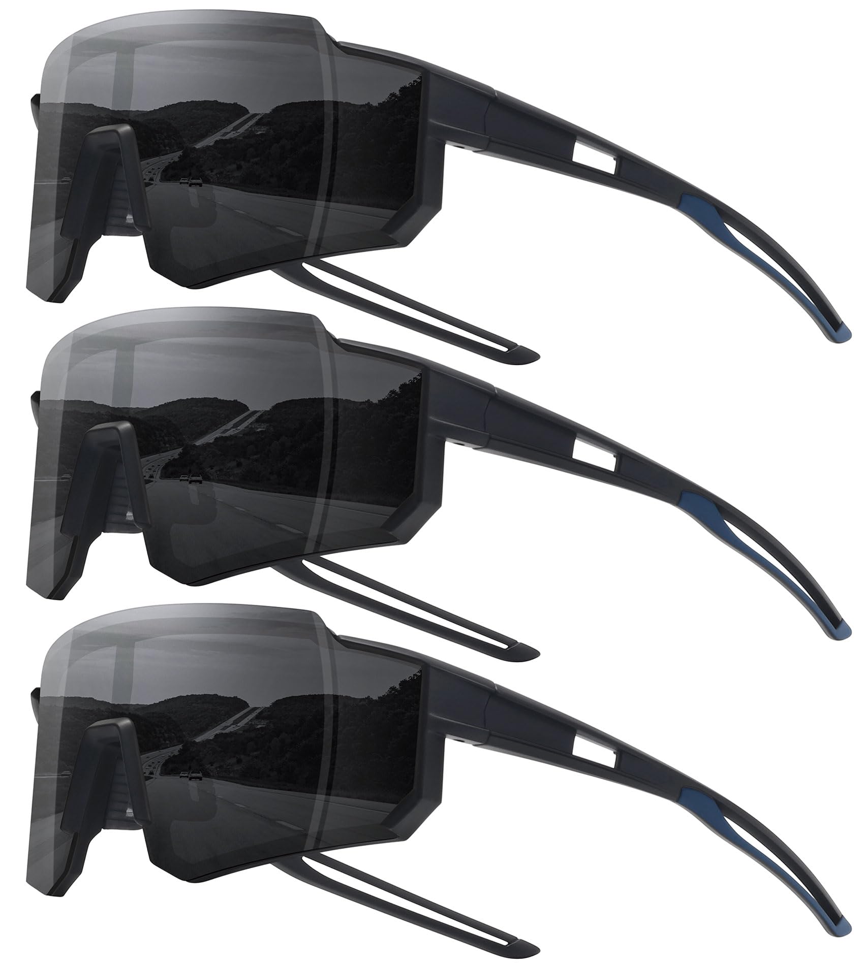 STORYCOAST Polarized Sports Sunglasses for Men & Women - UV400 Protection, Anti-Glare for Driving, Fishing, Cycling & Mountain Biking - Lightweight & Durable for Outdoor Adventures