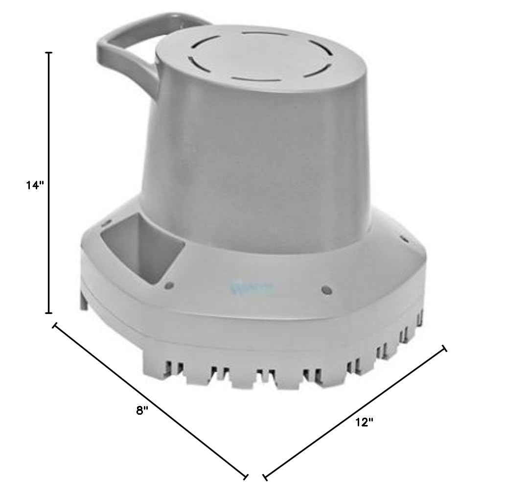 Superior Pump 92395 2100 GPH Heavy Duty Pool Cover Pump - Automatic Water Removal for Above Ground & Inground Pools, Hot Tubs, and Winter Pool Covers