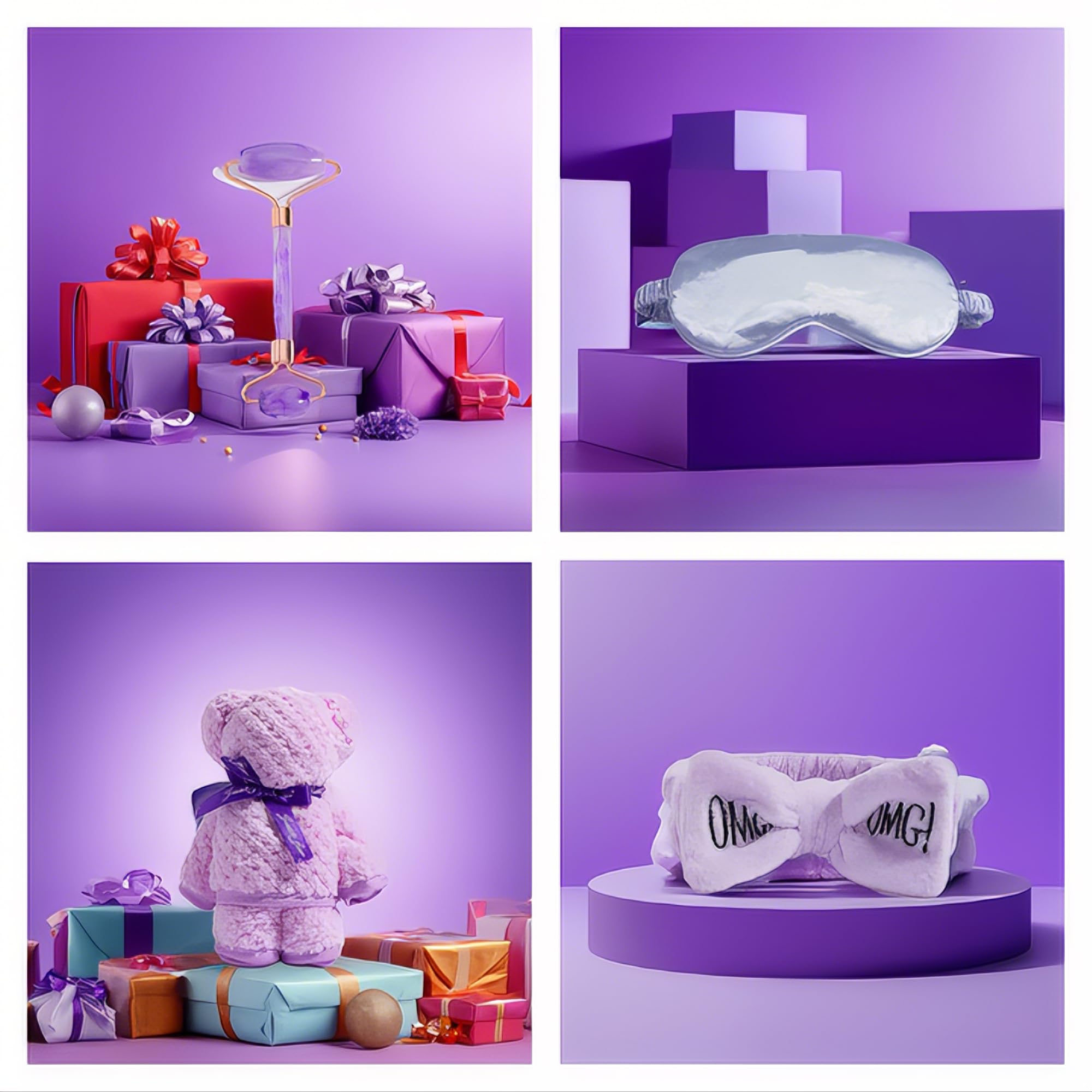 Lavender Relaxing Gift Set for Women - Birthday & Self Care Gifts