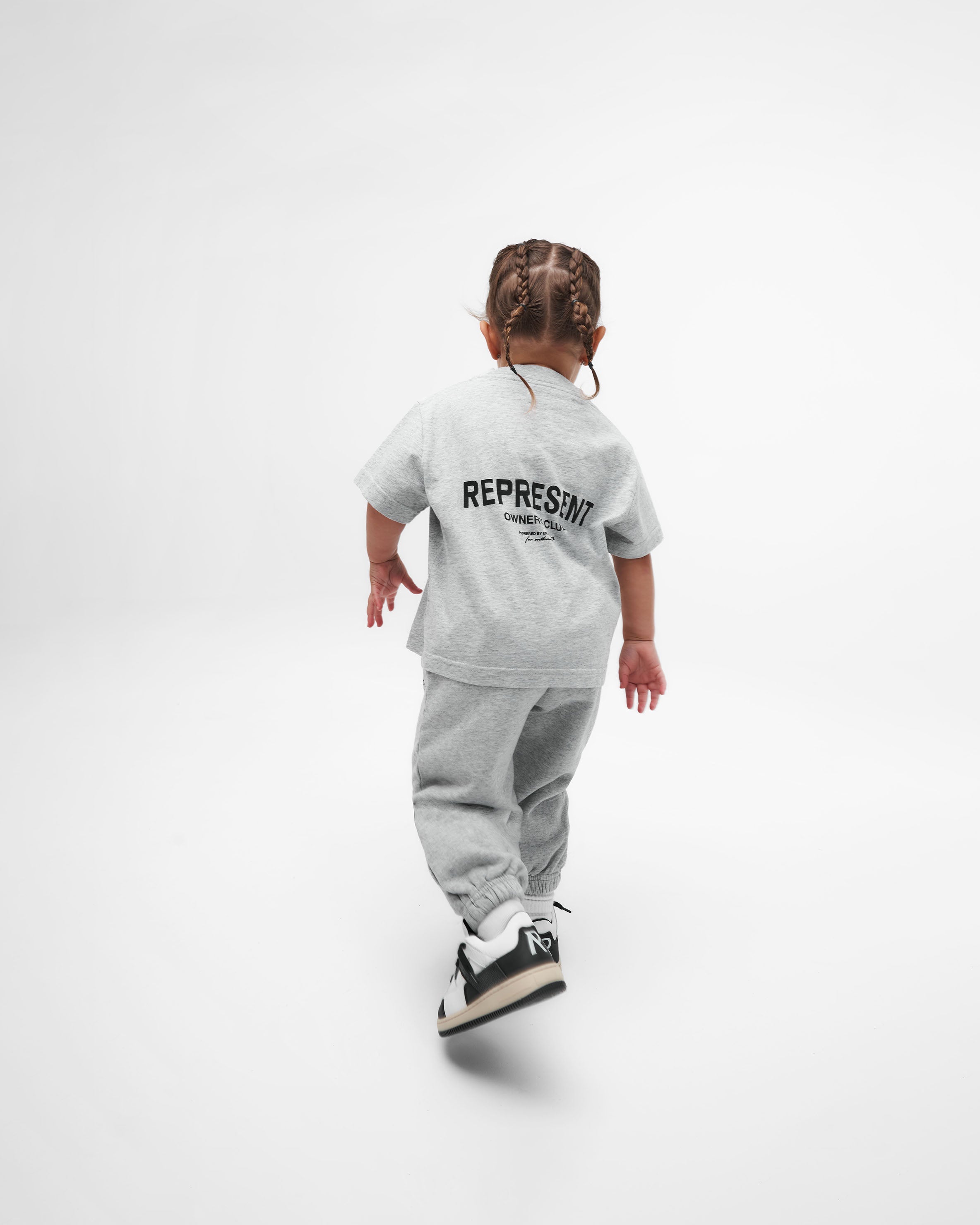 Represent Mini Owners Club T-Shirt - Ash Grey | Soft Cotton Tee for Casual Wear & Street Style
