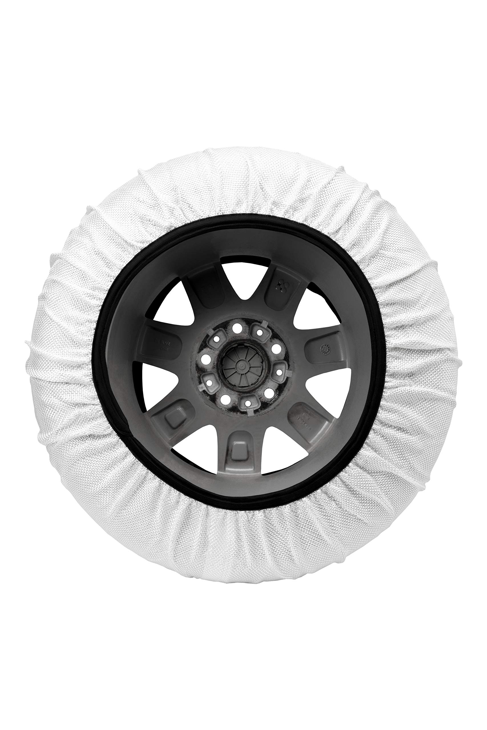 Shark C50058 Super Long Life Snow Socks for Car Tires - Size 58 - Winter Traction Aid for Snow & Ice - Perfect for SUVs, Trucks & Emergency Winter Driving